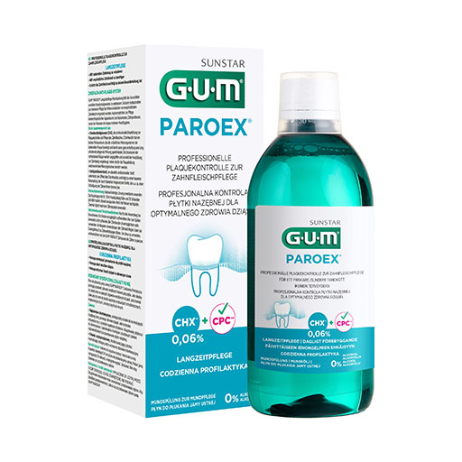GUM PAROEX 0,06% CHX Mundspülung