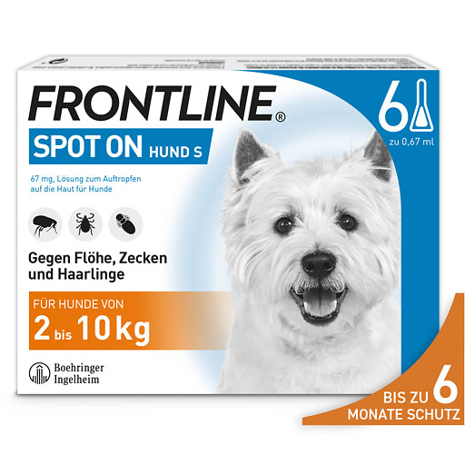 FRONTLINE Spot on H 10 Lösung f.Hunde