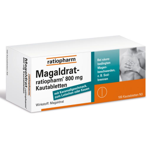 MAGALDRAT-ratiopharm 800 mg Tabletten