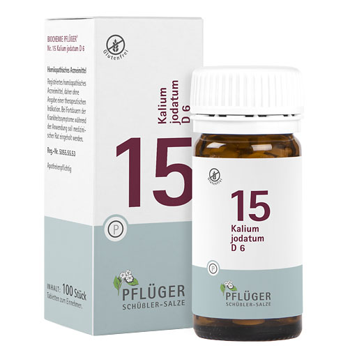 BIOCHEMIE Pflüger 15 Kalium jodatum D 6 Tabletten
