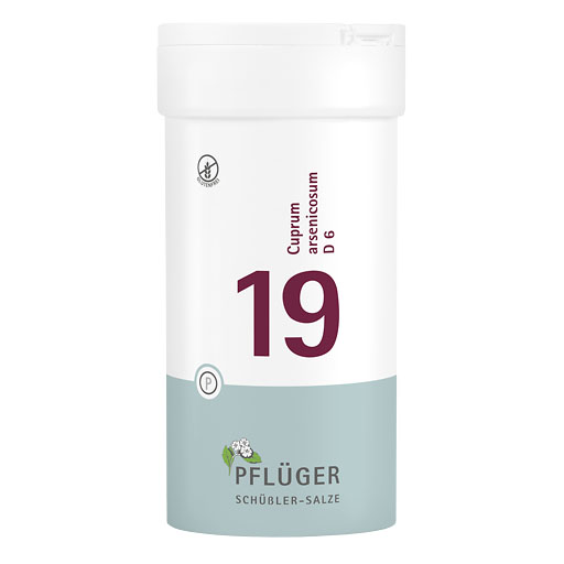 BIOCHEMIE Pflüger 19 Cuprum arsenicosum D 6 Tabl.