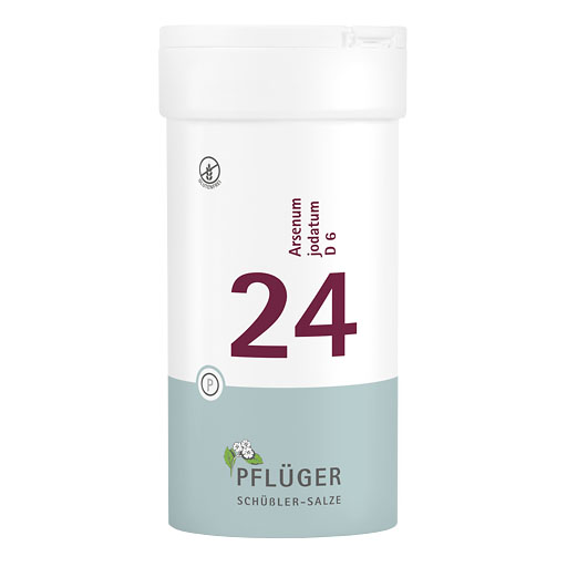 BIOCHEMIE Pflüger 24 Arsenum jodatum D 6 Tabletten