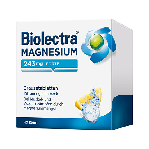 BIOLECTRA Magnesium 243 mg forte Zitrone Br.-Tabl.