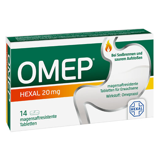 OMEP HEXAL 20 mg magensaftresistente Tabletten