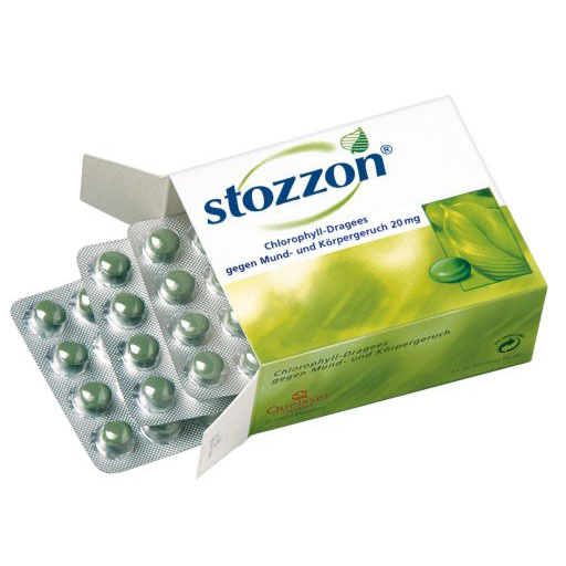 STOZZON Chlorophyll überzogene Tabletten
