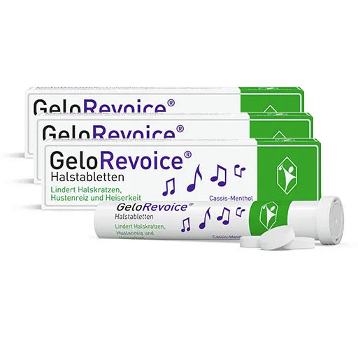 GELOREVOICE Halstabletten Cassis-Menthol Lutschtabletten