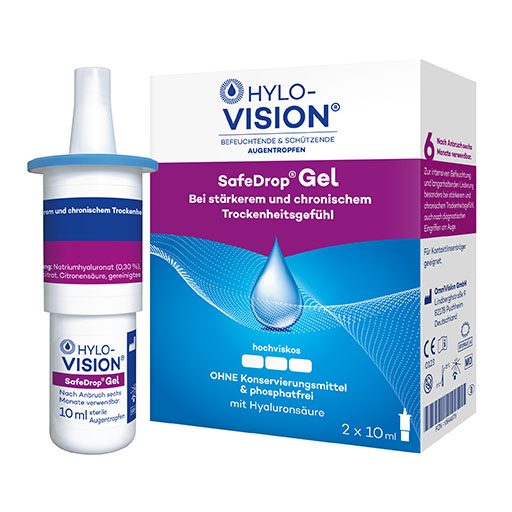 HYLO-VISION SafeDrop Gel Augentropfen