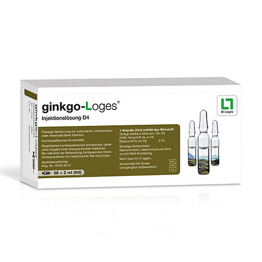 GINKGO-LOGES Injektionslösung D 4 Amp.