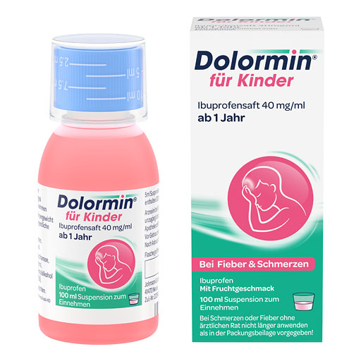 DOLORMIN für Kinder Ibuprofensaft 40 mg/ml Susp.