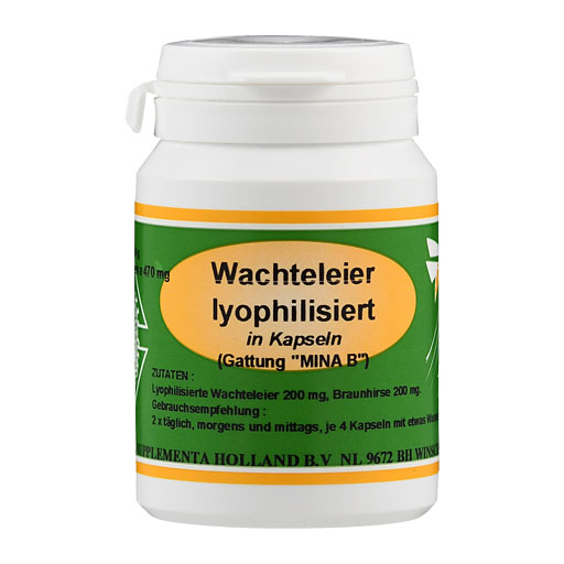 WACHTELEIER lyophilisiert Supplementa Kapseln