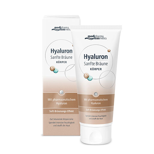 HYALURON SANFTE Bräune Körperpflege Creme