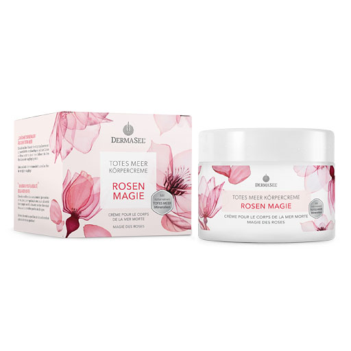 DERMASEL Totes Meer Körpercreme Rosen Magie