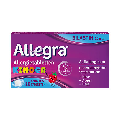 ALLEGRA Allergietabletten Kinder 10 mg Schmelztab.