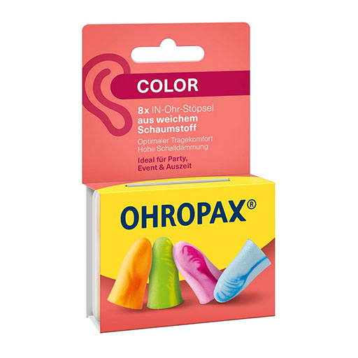 OHROPAX color Schaumstoff In-Ohr Stöpsel