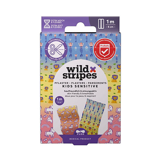 WILD STRIPES Pflaster Kids sens.6 cmx1 m Fantasy