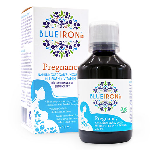 BLUEIRON Eisen Pregnancy+Folsäure Flüss.z.Einn.