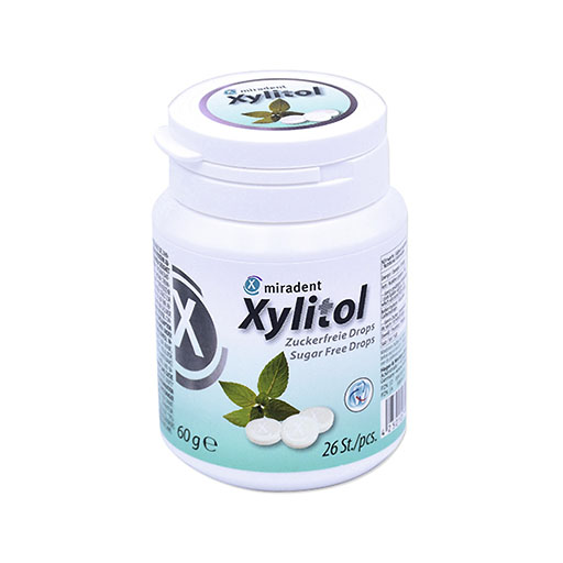 MIRADENT Xylitol Drops Mint Dose